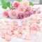 300PCS Silk Rose Petals Nude Pink Wedding Supplies Flower Girl Basket Table Aisle Runner Party Dinner Bridal Shower Decoration